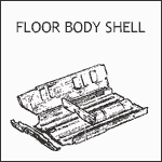 Moke Floor Body Shell