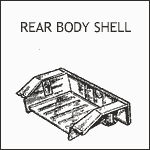 Moke Rear Body Shell